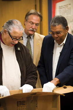 Charles McAfee, Ted Ayres and David Parks