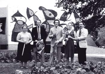 Quintet members in the late 1980s