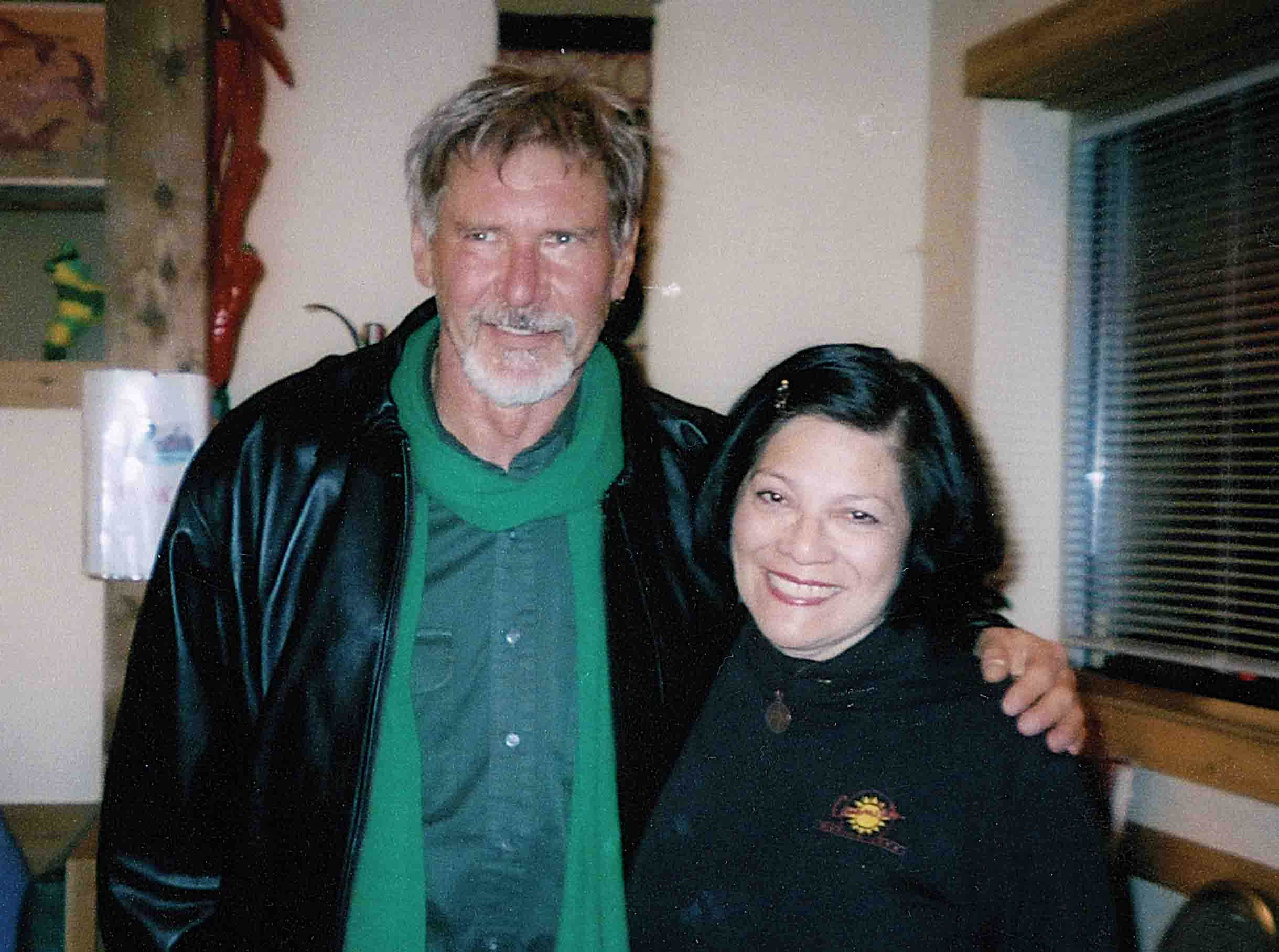 Harrison Ford and Carmen Rosales