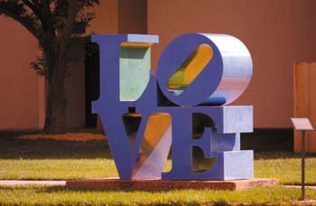 LOVE sculpture