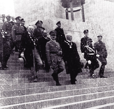 Hitler and entourage 