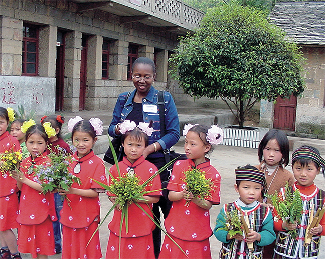 Chinese school children