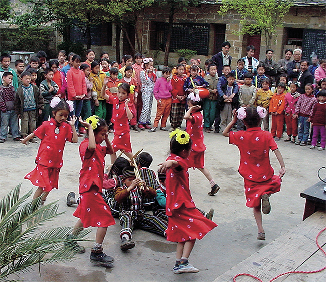 Chinese school children