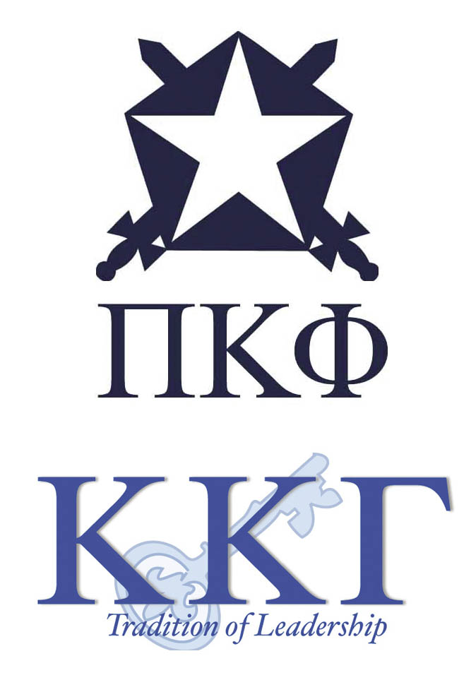 Kappa Kappa Gamma and Pi Kappa Phi logos