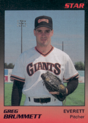 Greg Brummett baseball card